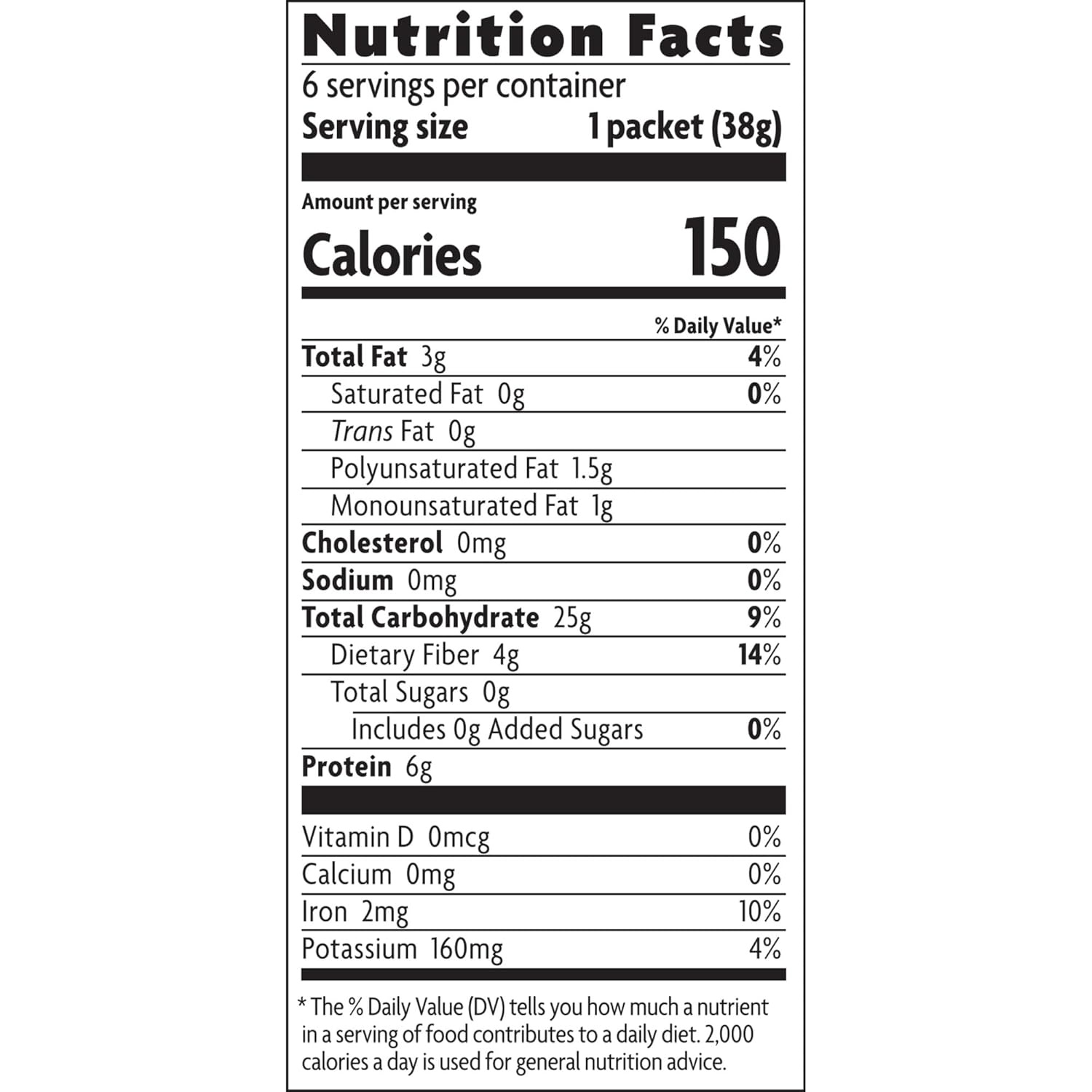 Nature’s Path Organic Qi’a Superseeds & Grains Instant Oatmeal, 8 oz (Pack of 6), Gluten Free, Non-GMO(Superseeds & Grains Instant)