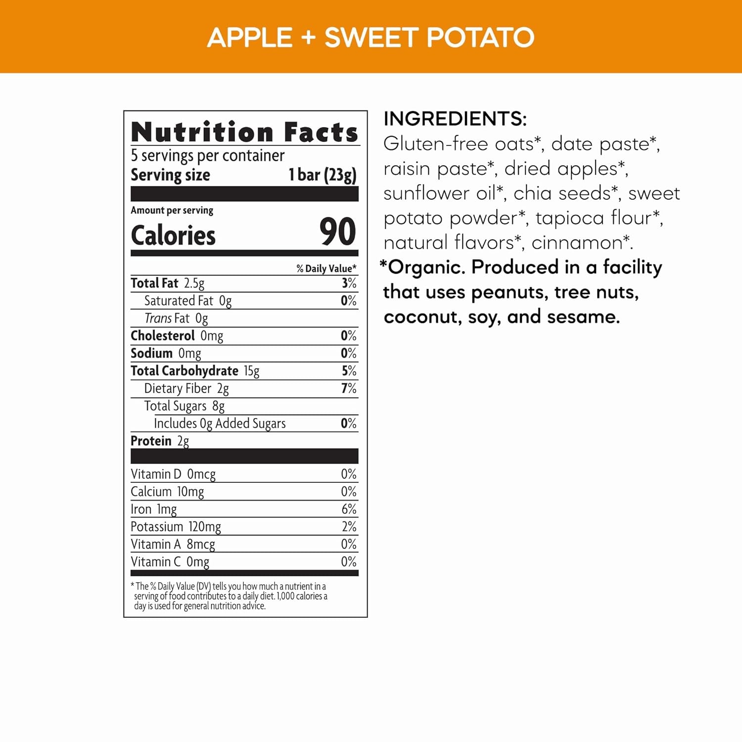 Love Child Organics Oaty Chomps Raspberry + Beet Snack Bars, 4 oz (Pack of 1), Gluten Free, Non-GMO, by Nature’s Path(Apple + Sweet Potato)