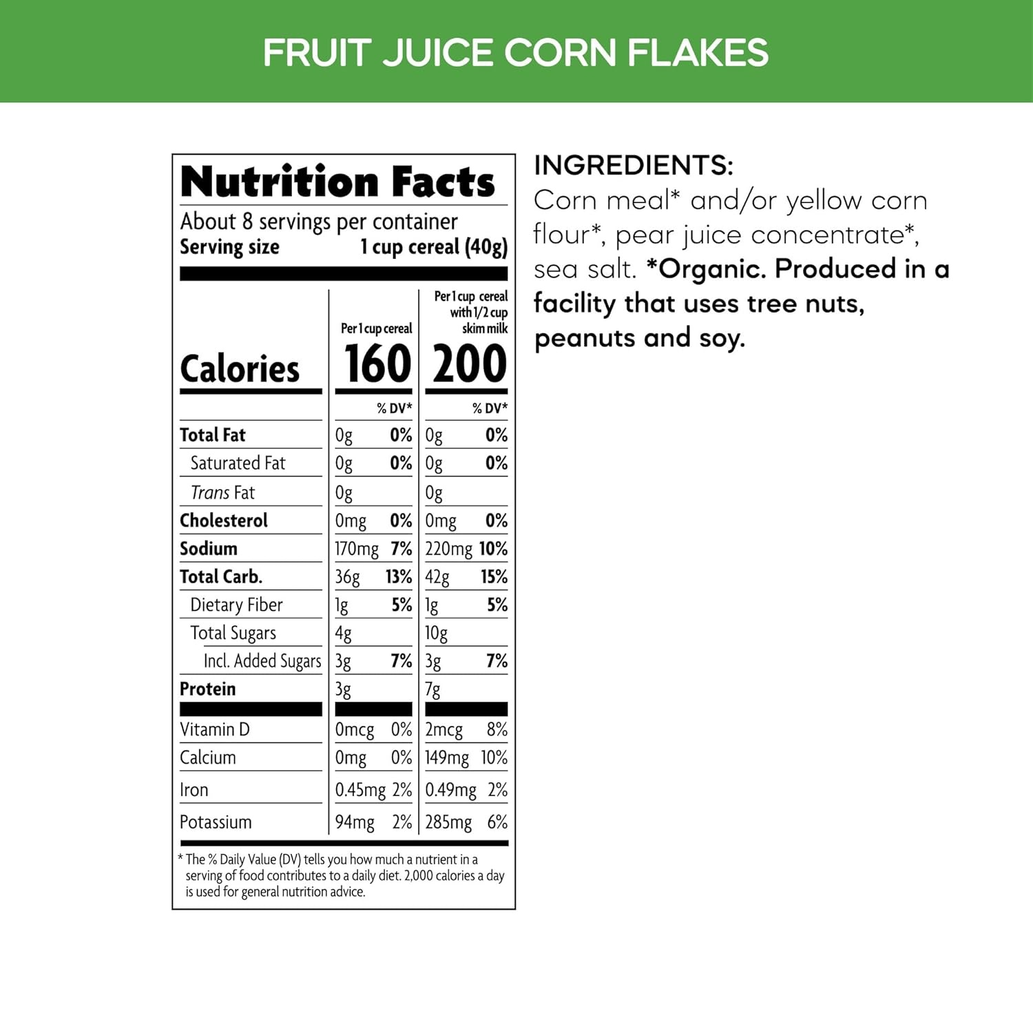 Nature’s Path Organic Honey’D Corn Flakes Cereal, 26.4 oz (Pack of 6), Gluten Free, Non-GMO, Earth Friendly Packaging(Fruit Juice Corn Flakes – GF)