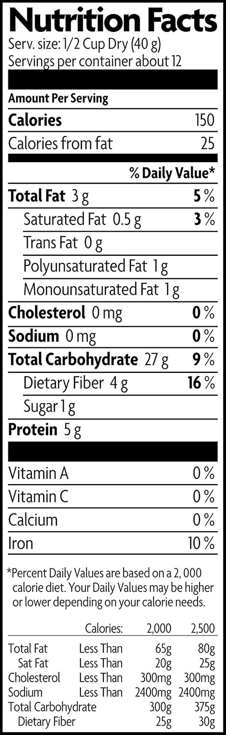 Nature’s Path Organic Gluten Free Old Fashioned Oats, 18 Ounce(108 Ounce (Pack of 1))