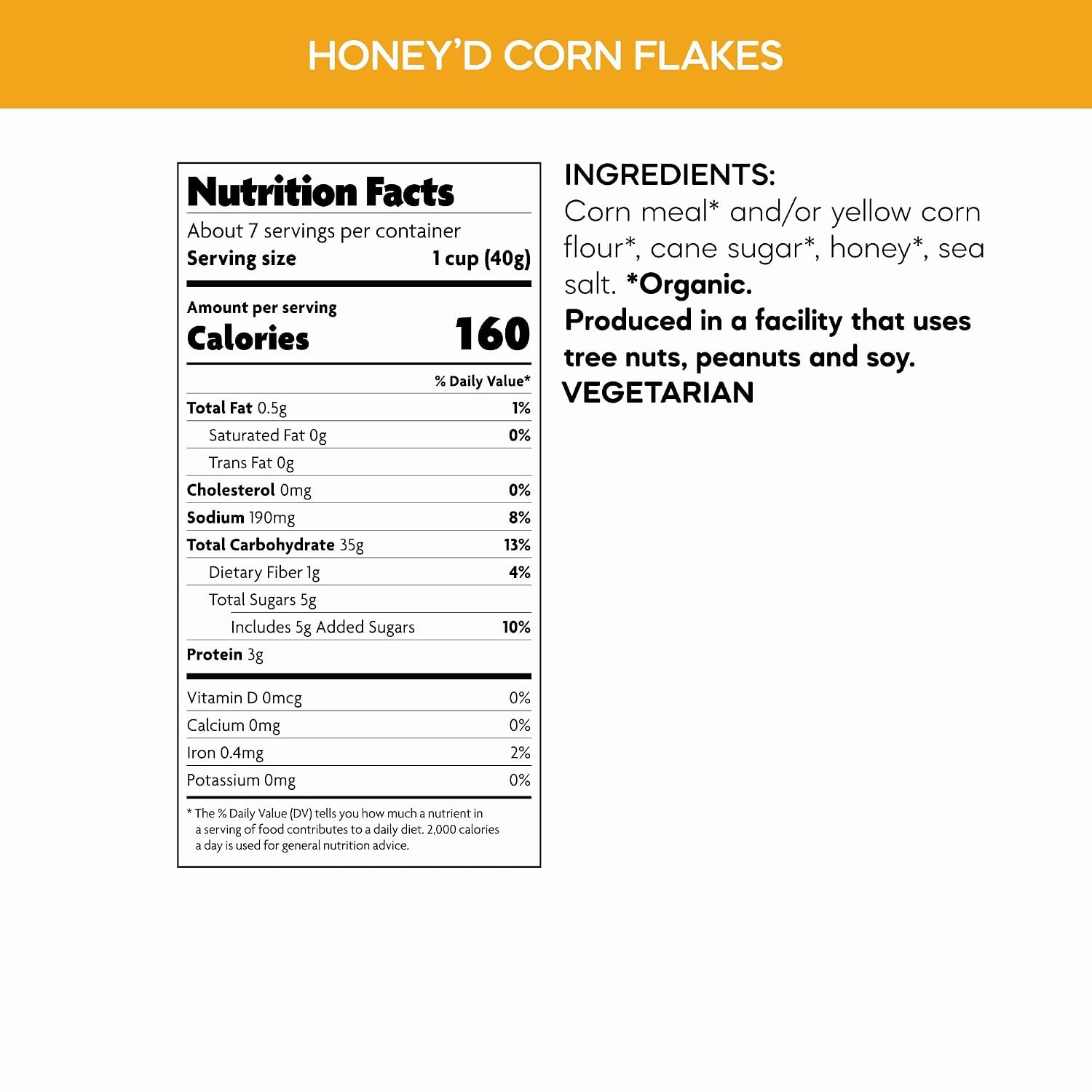 Nature’s Path Organic Fruit Juice Sweetened Corn Flakes Cereal, 10.6 oz (Pack of 1), Gluten Free(Organic)